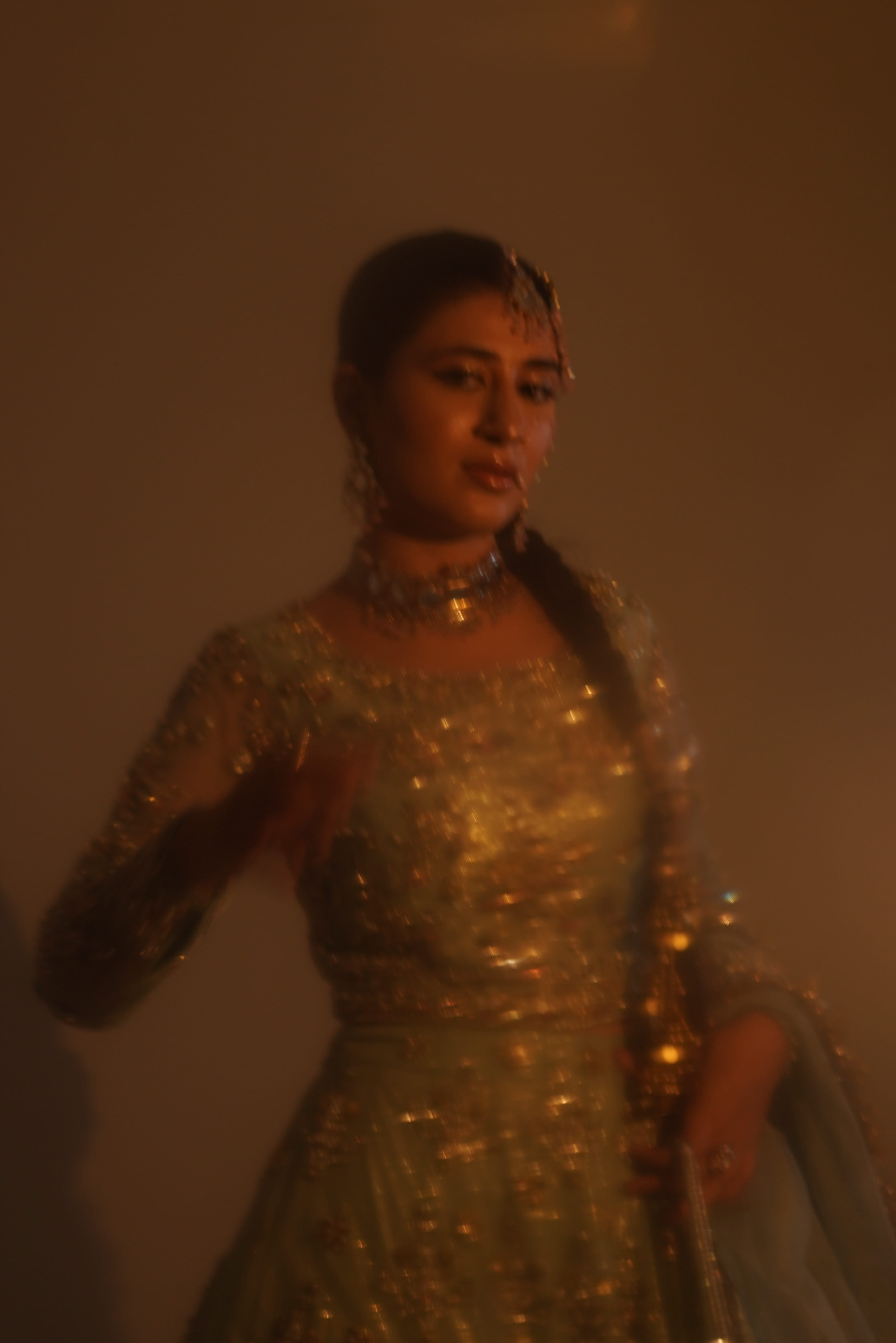 Mint Blossom Lehenga